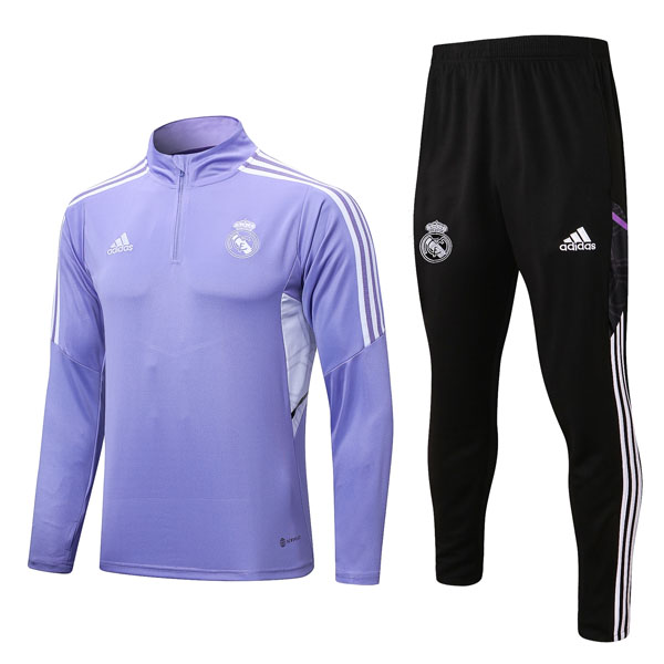 Sweatshirts Real Madrid 2022-2023 Lila Schwarz